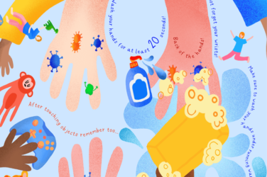 Handwashing infographic